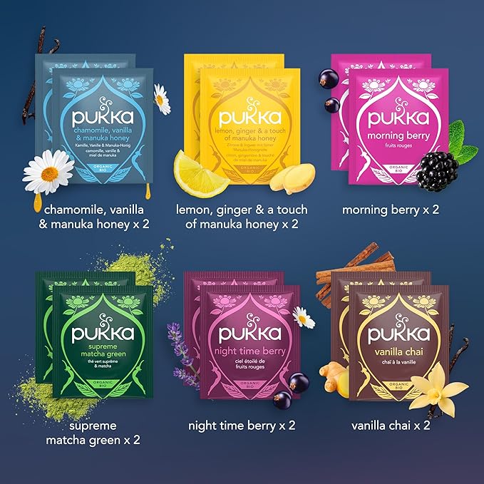 Pukka Herbs | Advent Calendar 2025 Organic Tea Selection | Ideal Secret Santa Christmas Gifts Idea For Women & Men | Perfect For Tea Enthusiasts | 24 Delightful Black/Green/Herbal Infusion Tea Bags - Image 4