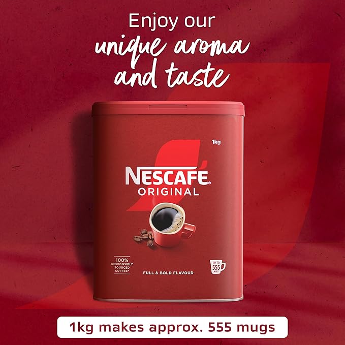 NESCAFÉ Original Instant Coffee 1kg Tin - Image 3