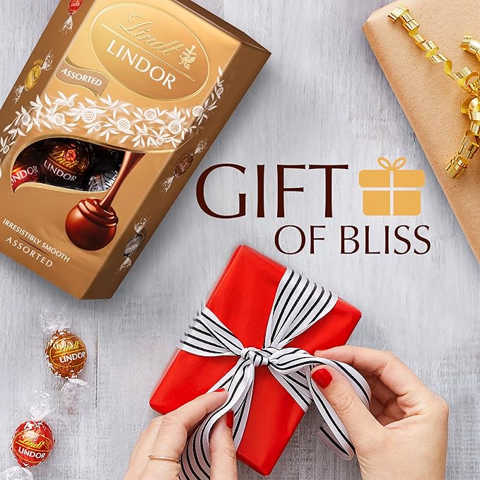 Lindt Lindor Assorted Chocolate Truffles – 200g Box (Approx. 16 Balls) – Smooth Filling – Christmas, Gift, Birthday, Congratulations Treat - Image 6